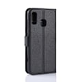 Miniatyrbillede 3 af 5: Samsung Galaxy A20e - Litchi Pung Etui - Sort Black Svart