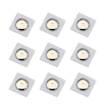 Miniatyrbilde 1 av 3: 20 STK Usynlige Knapper Magnetiske Trykknapper Festemidler Trykknapper 2 Deler Metall Trykknapper Runde DIY Håndverkstilbehør (Diameter: 13mm)