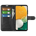 Miniatyrbillede 2 af 5: Samsung Galaxy A14 4G/5G Etui Litchi Læder Sort