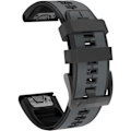 Pikkukuva 1 / 5: Hihna Garmin Fenix 7/Fenix 6/Fenix 5/EPIX 2 -kelloon, Quick Fit 22mm silikoni ranneke Approach S60/S62, D2 Delta, Forerunner 935/945 -kelloon