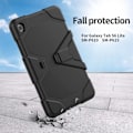 Pikkukuva 2 / 5: Tech-Protect Galaxy Tab S6 Lite 10.4 Survive -kotelo, jossa on jalusta, musta