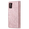 Miniatyrbild 3 av 5: Compatible with Samsung Galaxy A51 5G - 2-in-1 Magnetic Case / Wallet Case - Rose Gold
