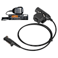 Miniatyrbild 1 av 5: Walkie Talkie Headset Adapter Kompakt Push-to-talk-knapp Passar HYT Hytera PD680 X1P PD660 PD600 HYTERA AR 685