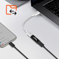 Miniatyrbilde 3 av 5: USB-C Hunn til USB-C Hunn Skjøteadapter Kompakt Design, Svart
