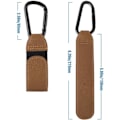 Miniatyrbild 2 av 5: Barnvagnskrokar, 2-pack Buggy Clips Bärsele Barnvagnskrokar, Väskkrokar för Barnvagn, Barnvagnsklämmor, Barnvagnskrokar för Väskor, Brun