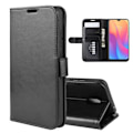 Miniatyrbillede 2 af 5: Xiaomi Redmi 8A - Crazy Horse Pung Etui - Sort Sort