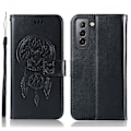 Miniatyrbillede 1 af 5: Samsung Galaxy S22 Plus Cover Ugle Drømmefanger Sort