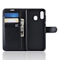 Miniatyrbillede 4 af 5: Samsung Galaxy A20e - Litchi Pung Etui - Sort Black Svart
