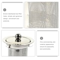 Miniatyrbillede 2 af 3: Tekande Filter Rustfrit Stål Filter Te Infuser Hjem Te Filter Infuser