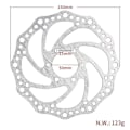 Pikkukuva 4 / 5: 160mm Jarrulevy Dualtron Thunder Ultra Sähköpotkulaudalle, 6 Reikää, Hydrauliset Levyjarrun Osat