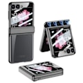 Miniatyrbillede 1 af 5: GKK Galaxy Z Flip 6 Cover Tonet Sort