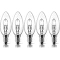 {PL}E14 28W Halogenlampor, Liten Edison Skruvsockel (SES) 2700K Varmvit Dimbar 5-pack
