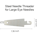 Miniatyrbild 3 av 5: Needles Five Sizes 14, 16, 18, 20, 24 - Blunt Large Eye Needles 25 Pcs for Cross Stitch and More (Silver-25pcs)