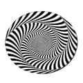 Rund Vision Tæppe 3D Visuelt Tæppe Gulvmåtte Boligindretning B