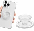 Magnetisk telefonholder, foldbart sammenklappeligt stativ med gennemsigtigt design, sikkert greb til iPhone- og smartphone-brugere