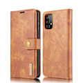 Pikkukuva 2 / 5: Samsung Galaxy A52 / A52s - DG.MING 2in1 Magneettikotelo - Ruskea Brown Ruskea