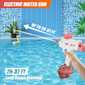 Miniatyrbillede 3 af 5: Elektrisk vandpistol, kraftfulde automatiske vandpistoler op til 9,75 meter lang rækkevidde, store kapacitets sprøjtepistoler, til pool strandfest