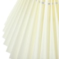 Miniatyrbild 4 av 4: DIY Lampskärm Plisserad Lampöverdrag Vardagsrum Sovrum Tyg Lamp Skydd