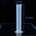 Plastmätcylinder 1000ml, Mätcylinder med Dubbla Skalor
