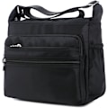 Miniatyrbillede 2 af 5: Nylon Oxford Messenger Taske (sort), dame casual canvas