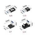 Miniatyrbilde 5 av 5: USB C Hann til USB3.1 Hann Adapter Konverter opptil 10Gbps Dataoverføring