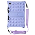 Pikkukuva 4 / 5: Galaxy Tab A8 10.5 Kuori Pop It Fidget Jalusta Lila