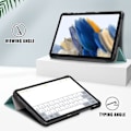 Pikkukuva 3 / 5: Samsung Galaxy Tab A9 Kotelo Tri-Fold PU Nahka Mustavihreä