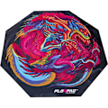 Miniatyrbillede 1 af 4: FLORPAD Hyper Beast Gamingmåtte 100x100 cm