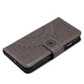 Miniatyrbillede 5 af 5: iPhone 7/8/SE (2020/2022) - Mandala Pung Etui - Grå Grey Grå