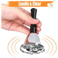 Miniatyrbild 4 av 4: 2-pack handklocka, silverstål, ringklocka med handtag, Di