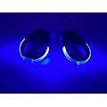 Pikkukuva 5 / 5: Kenkäklipsivalo Turvaklipsi Ulkoiluurheiluun Yöjuoksuvarusteet USB-latauksella, Väriä vaihtava RGB-strobo ja Jatkuva tila, Sininen