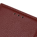 Miniatyrbillede 5 af 5: OnePlus Nord 2T 5G Etui Litchi Læder Brun
