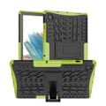 Pikkukuva 1 / 5: Samsung Galaxy Tab A8 10.5 (2021) Kuori Rugged Kickstand Armor Vihreä