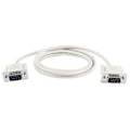 Miniatyrbillede 1 af 5: 1,5 m Rs232 Db9 9-pin han til Vga Video 15-pin han adapterkabel lysegrå