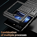Miniatyrbillede 3 af 5: Galaxy Z Flip 6 Cover Krokodille Tekstur Læder Grøn