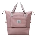 Large Capacity Foldable Travel Duffel Bag for Women, Pink