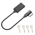 Miniatyrbild 1 av 5: Mmi Trådlös Aux Bluetooth Adapter Kabel Ljud Musik Auto Bluetooth För A3 A4 B8 B6 Q5 A5 A7 R7 S5 Hy