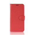 Pikkukuva 2 / 5: Xiaomi Redmi Note 8T - Litsi Lompakkokotelo - Punainen Punainen Punainen