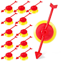 Miniatyrbillede 1 af 2: 25 stk. Pile Spinner Spil Spinner Spil Pil Pil Plastik Pointer Roterende Pile Spil Pointer