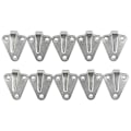 Miniatyrbilde 1 av 5: 19 Tommer 1u Rackskap Kabelføring Nettverksorganisator Hul Metallbase Fem Ring Avtakbar-haoyi