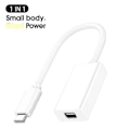 Miniatyrbillede 1 af 2: 1x Thunderbolt 3 til Thunderbolt 2 Adapter Type C-kabel USB til Macbook Air Pro