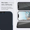 Miniatyrbilde 4 av 5: Spigen 14 Plus / iPhone 13 Pro Max \"Ez Fit\" 2-PACK Skjermbeskytter Privacy