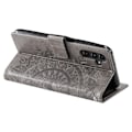 Miniatyrbillede 4 af 5: Samsung Galaxy A35 5G Etui Mandala Læder Grå