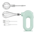 Miniatyrbillede 1 af 4: Håndholdt Mixer Blender Elektrisk Æggepisker Madblender Mælk (grøn)