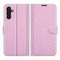 Miniatyrbillede 1 af 5: Samsung Galaxy A04s / A13 5G Etui Litchi Læder Lys Pink