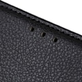 Miniatyrbild 5 av 5: OnePlus Nord 2T 5G Fodral Litchi Läder Svart