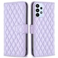 Miniatyrbillede 1 af 5: Samsung Galaxy A23 5G Etui Diamant Læder Lilla
