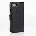 Miniatyrbillede 3 af 5: iPhone 7/8/SE (2020/2022) - Litchi Pung Etui - Sort Sort