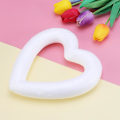 Miniatyrbillede 2 af 4: 10 stk. Hjerte Skum Krans Form DIY Krans Hjerte Skum til Bryllup Valentinsdag DIY Projekter