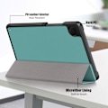 Miniatyrbillede 5 af 5: Samsung Galaxy Tab A9 Cover Tri-Fold PU Læder Sortgrøn